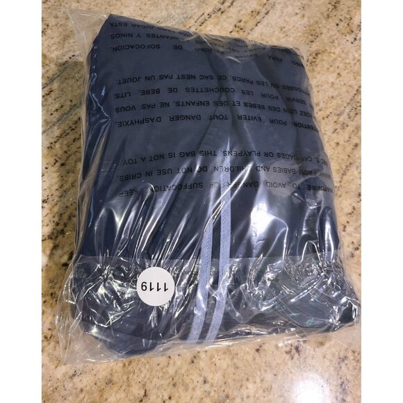 LL Bean Blazer Jacket Navy Blue Size L Stretch Cotton 2 button #501215 - Picture 13 of 13